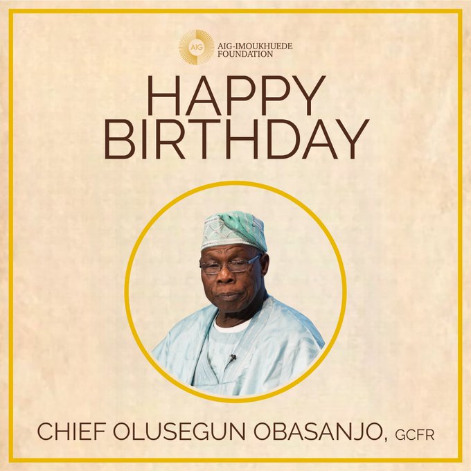 Chief Olusegun Obasanjo @86.Happy birthday to a man of valour