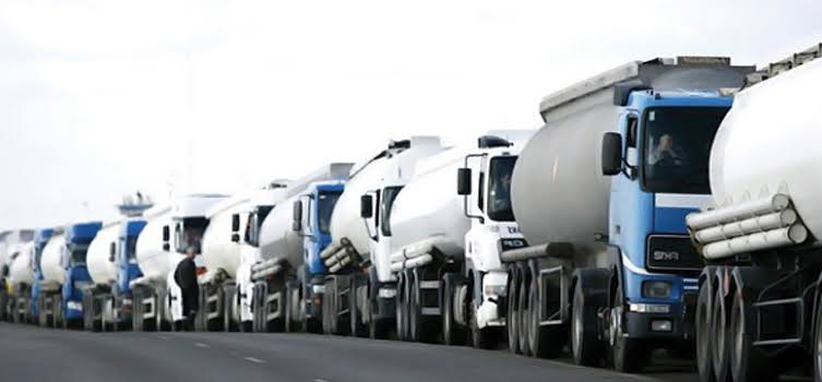 Petroleum tanker drivers discuss their plans for a protest action