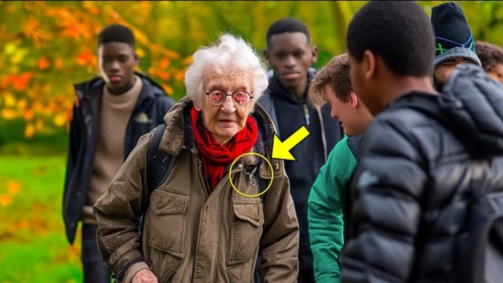 Black Teenagers Gather Around Elderly Woman, Then She Bursts Into Tears When They Scream