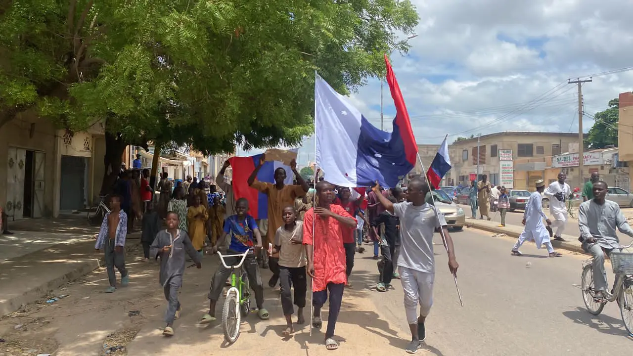 Akinterinwa: Protesters flying Russian flag in Kano, Zamfara are foreigners