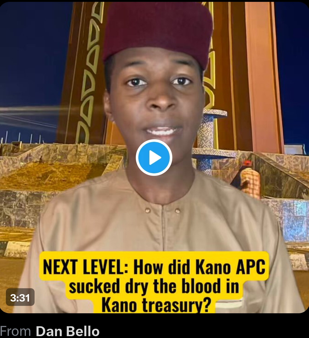 Dan Bello is exposing Former Kano Governor Ganduje and his entire family (Video)