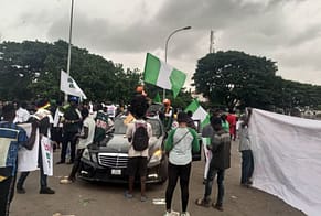 Protest Day 2: Protesters Storm Abuja national stadium, assemble at Berger