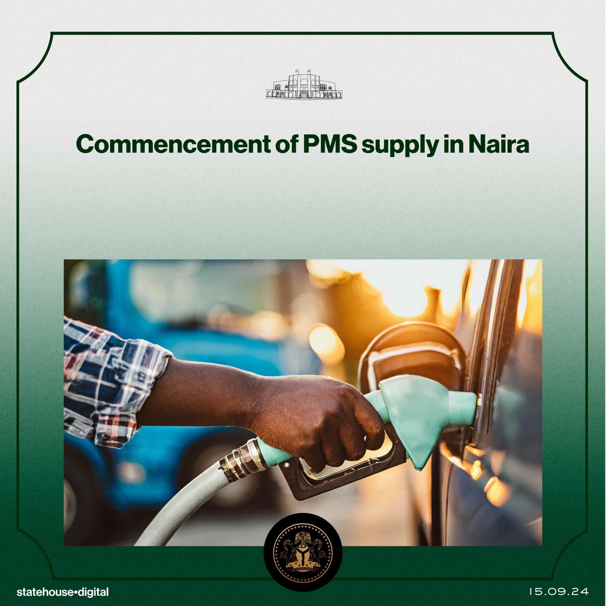 JUST-IN: COMMENCEMENT OF PMS SUPPLY IN NAIRA