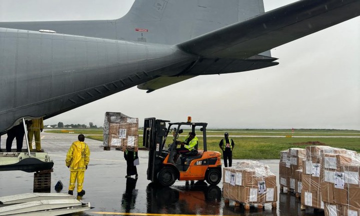 Nigerian Air Force airlifts election materials for INEC ahead of Edo election