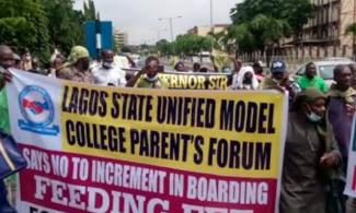 JUST-IN: Parents Protest Over 186% Feeding Hike At Lagos Model College