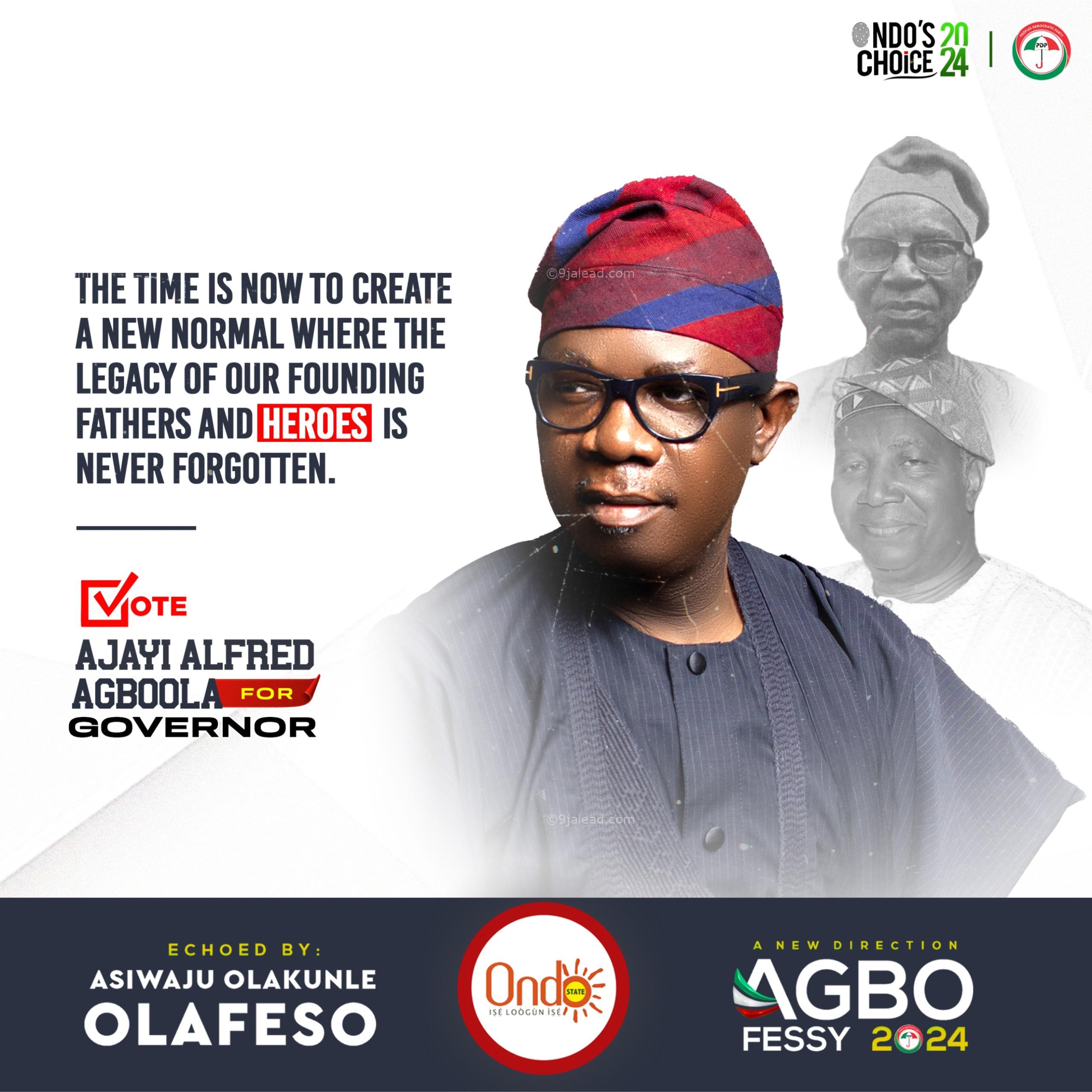 Ondo24: UPHOLDING THE LEGACY OF THE LATE ADEKUNLE AJASIN AND DR. OLUSEGUN AGAGU FOR A BRIGHTER ONDO STATE