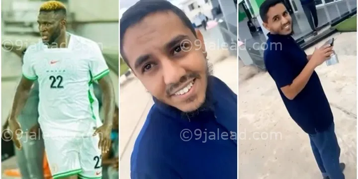 “With your Sapele face” – Moment Victor Boniface Slam Libyan man for filming Super Eagles -VIDEO