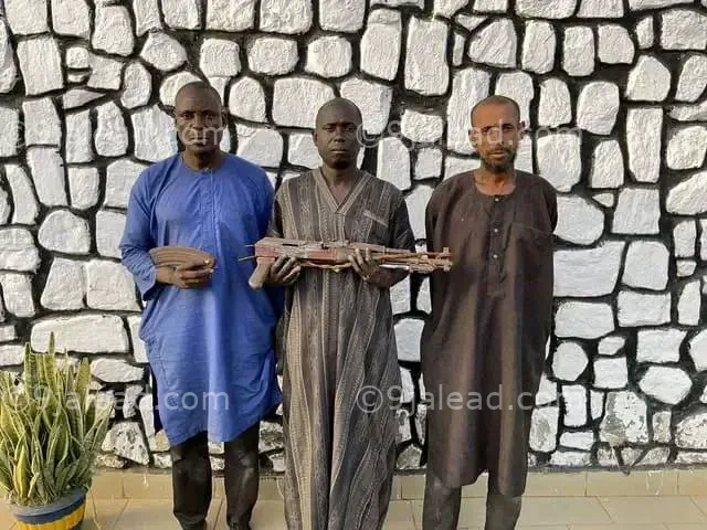 Security forces apprehend three notorious kidnappers on Gusau-Funtua road