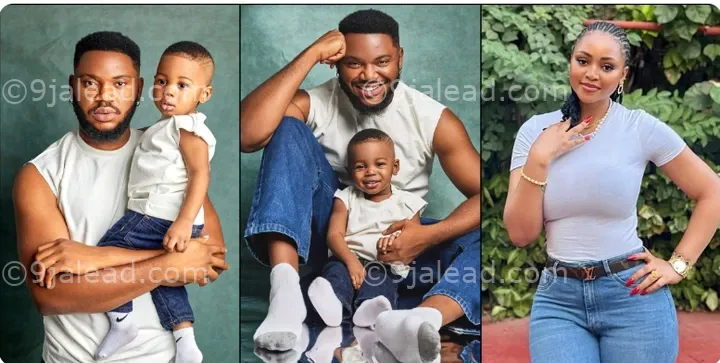 Somadina Adinma posted adorable photos with lookalike son, Regina Daniels reacts