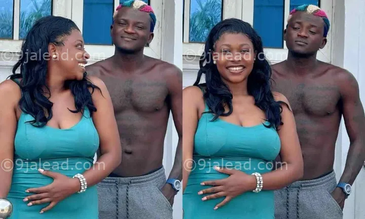 “My Man Crussh, The Ijogbon Of My Life” – Ashabi Simple Says As She Shared Love Up Picture With Portable