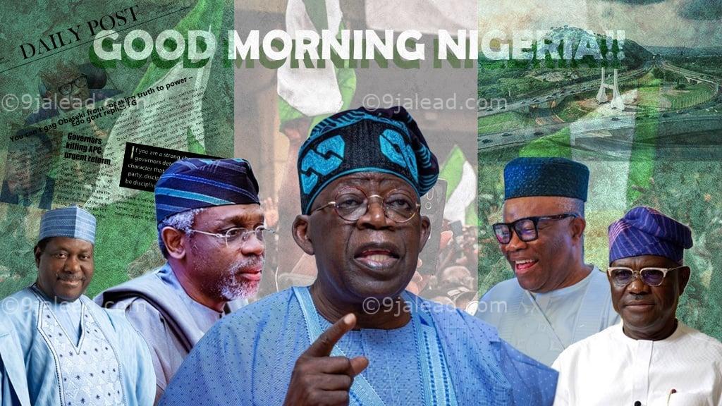 Nigerian Newspapers: 10 things you need to know from 9jalead official on Wednesday morning