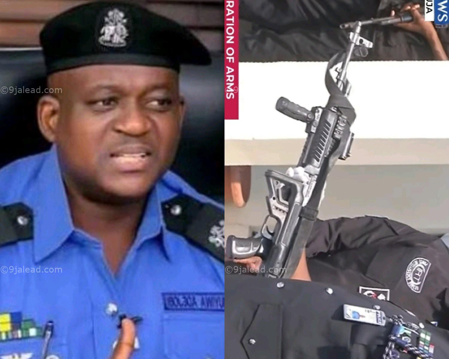 “We collected this gun from a Reverend Father. Reverend Father your prayer didn’t work” -ACP Adejobi