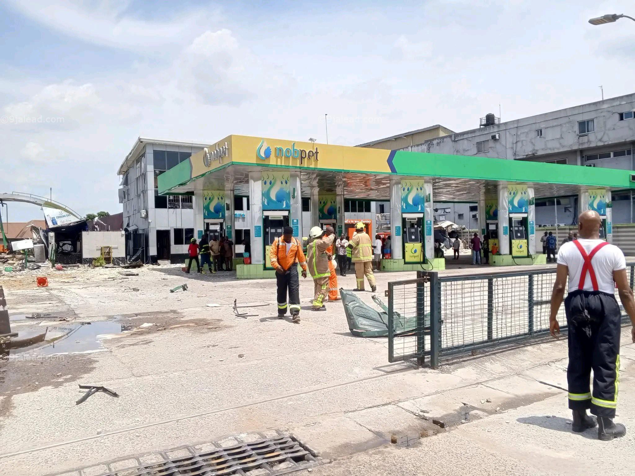 BREAKING: Explosion rocks filling station in Rivers